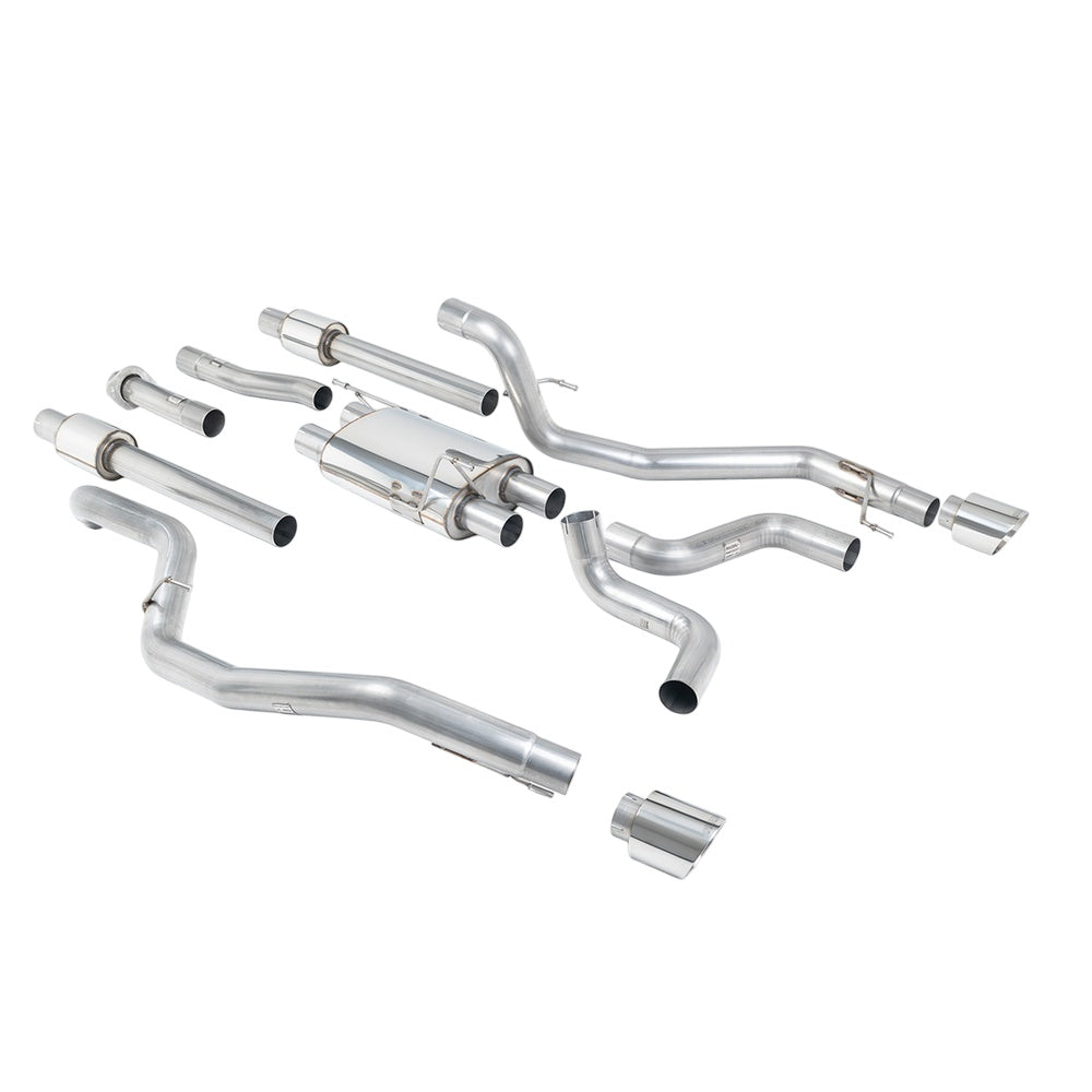 Milltek Ford F150 Raptor 3.5 V6 EcoBoost Supercab 2018-2023 Cat-back Exhaust - Polished Tips