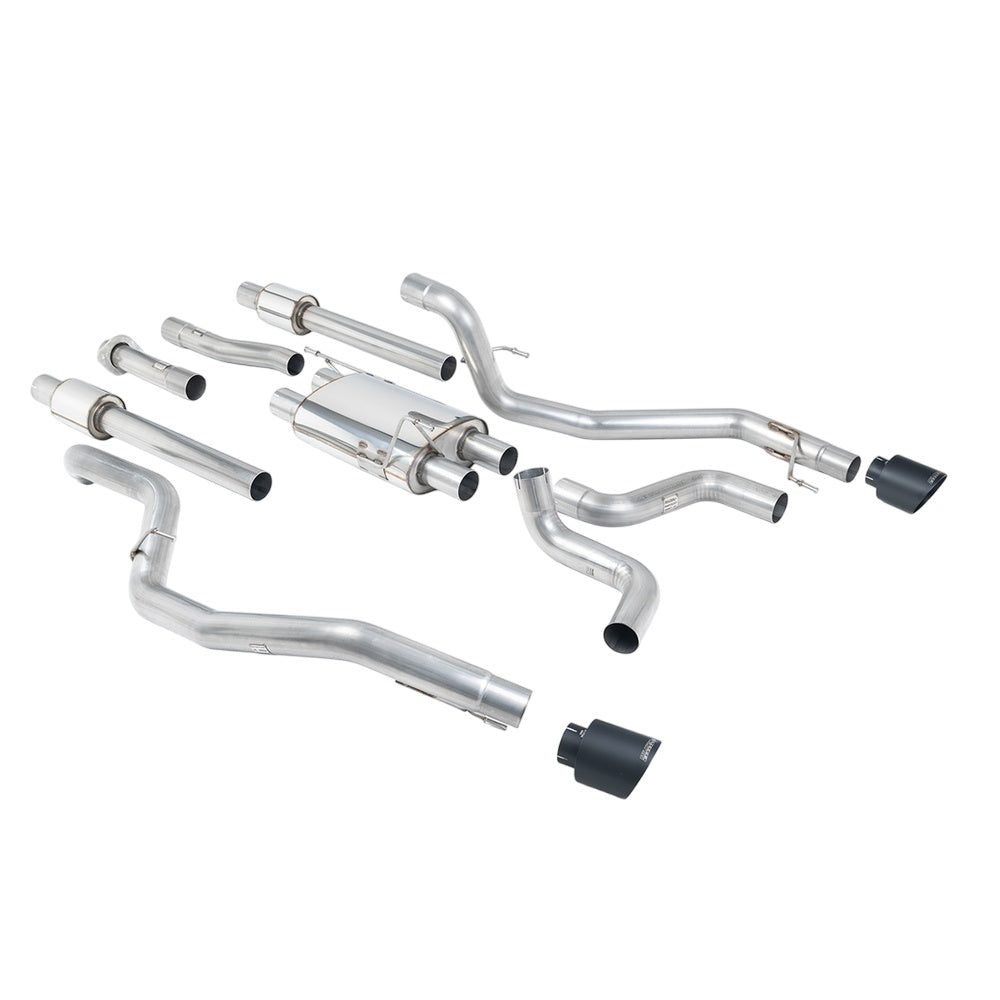 Milltek Ford F150 Raptor 3.5 V6 EcoBoost Supercab 2018-2023 Cat-back Exhaust - Black Tips