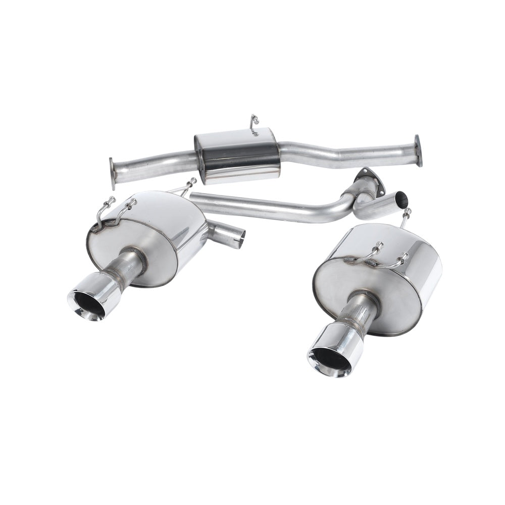 Milltek Dual Outlet Cat-Back Exhaust System With GT100 Polished Tips Honda S2000 AP1