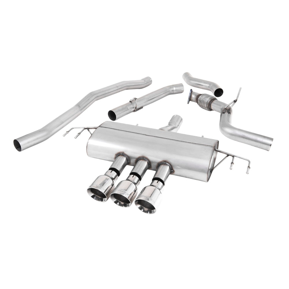 Milltek Honda Civic FK7 1.5T Si 5 Door Hatch (Non-OPF/GPF Models Only) Cat-back Exhaust  - Non Resonated - Polished Tips