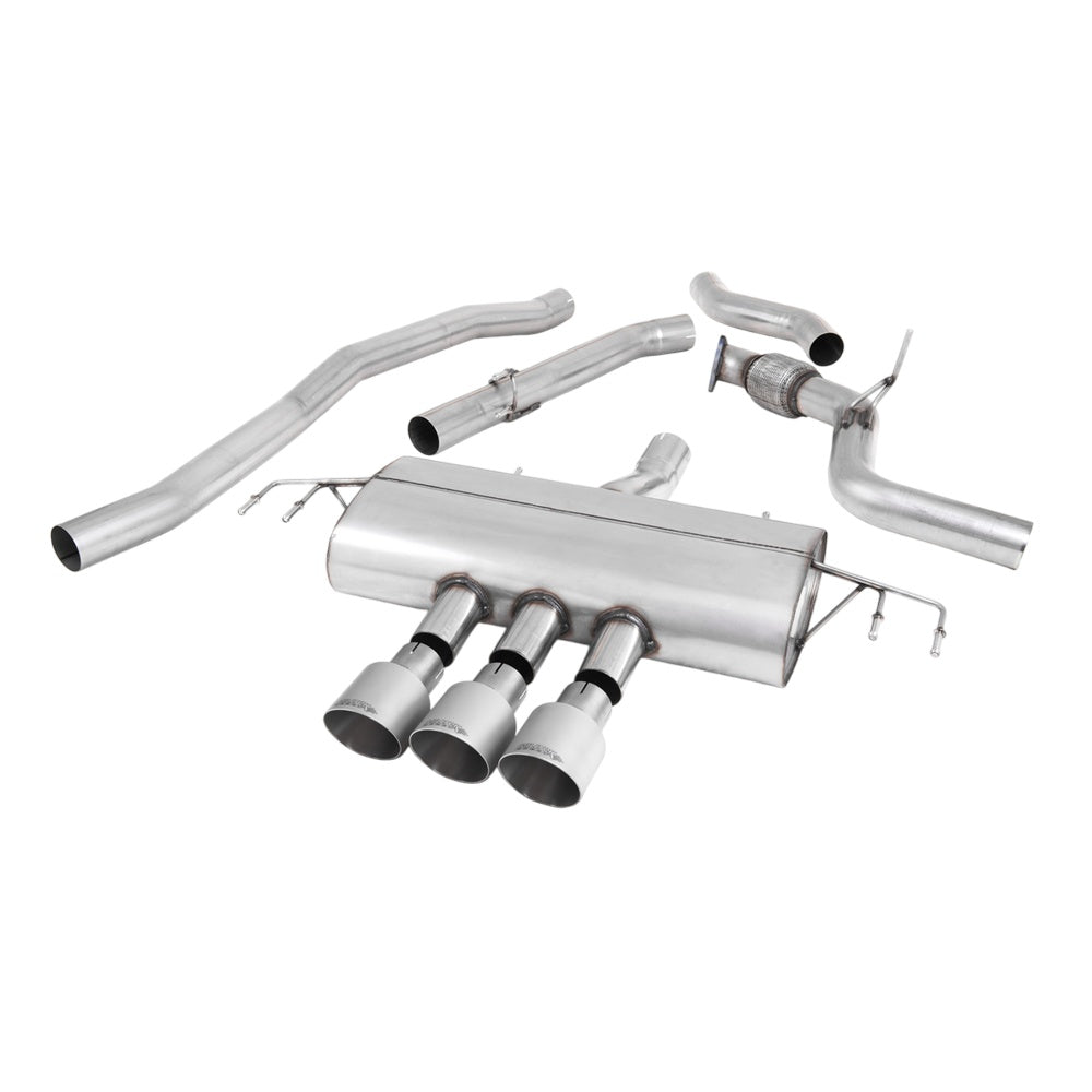 Milltek Honda Civic FK7 1.5T Si 5 Door Hatch (Non-OPF/GPF Models Only) Cat-back Exhaust  - Non Resonated - Titanium Tips