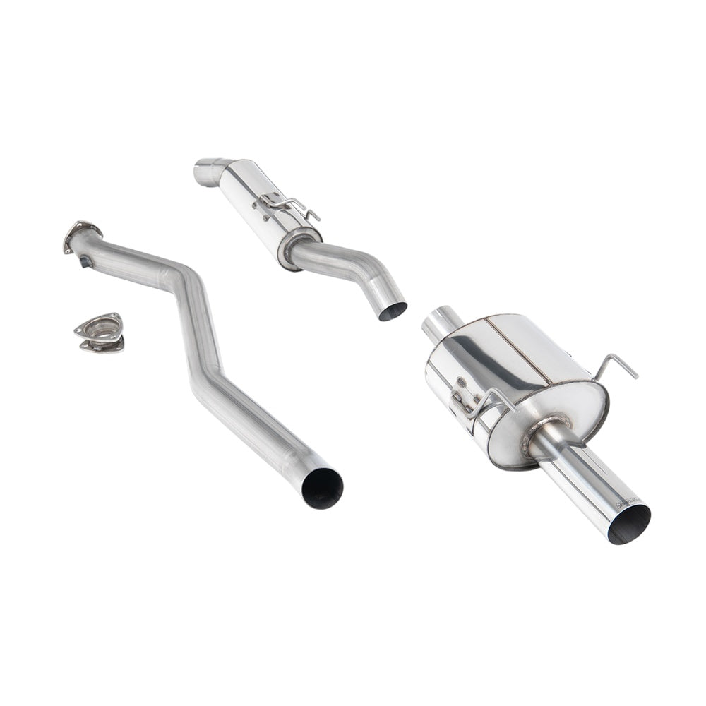 Milltek Cat-Back Exhaust System 3in / 76mm Honda Integra DC5 Type-R 01-06  - Resonated Polished Tip