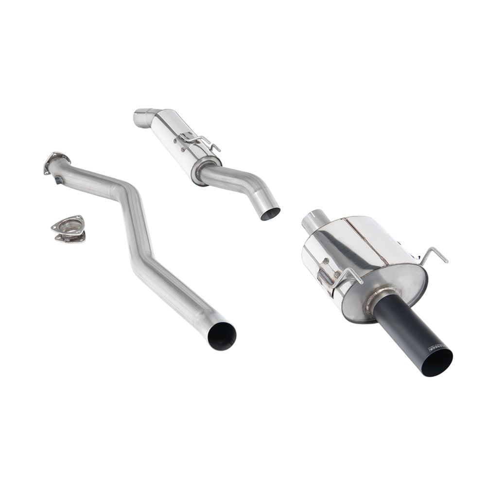 Milltek Cat-Back Exhaust System 3in / 76mm Honda Integra DC5 Type-R 01-06  - Resonated Black Tip