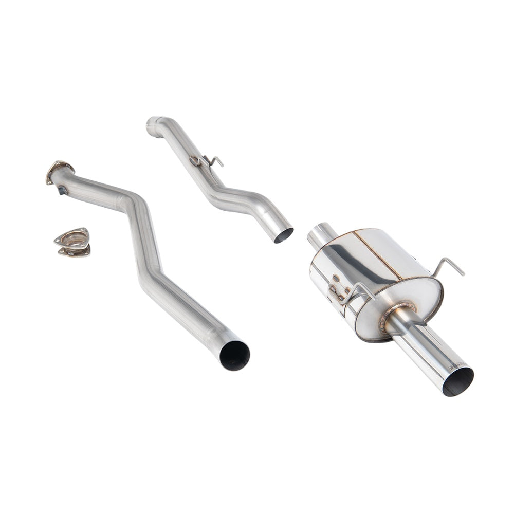 Milltek Cat-Back Exhaust System 3in / 76mm Honda Integra DC5 Type-R 01-06  - Non-Resonated Polished Tip