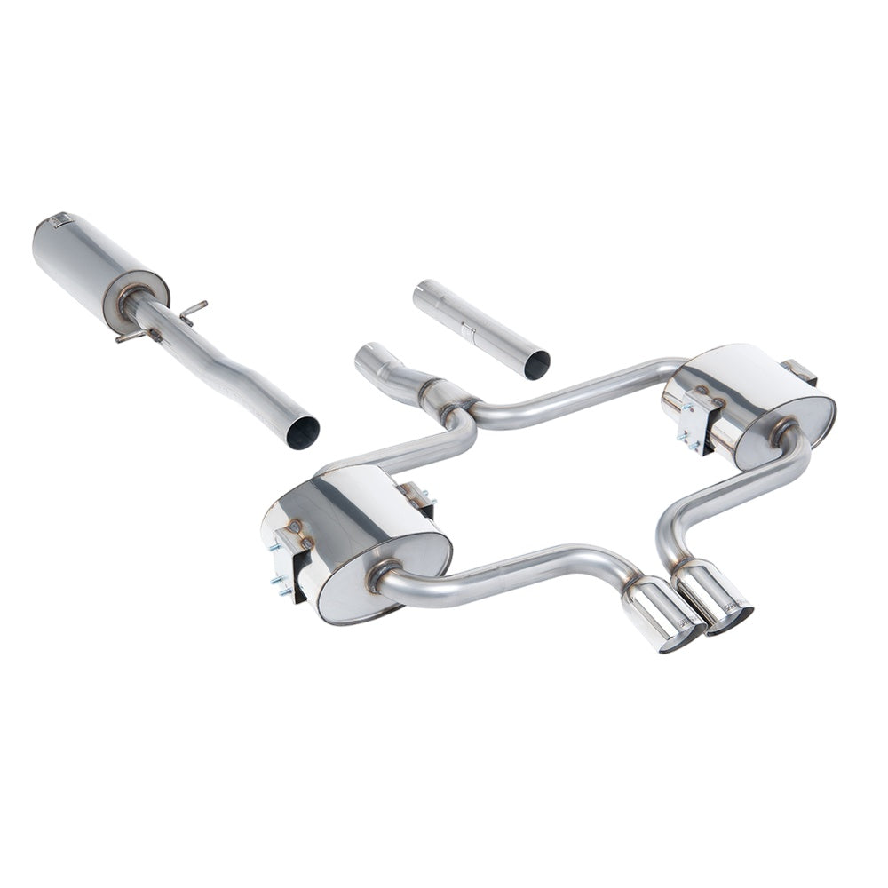 Milltek New Mini Mk1 (R52) Cooper S Convertible 2004-2008 Cat-back Exhaust - Resonated