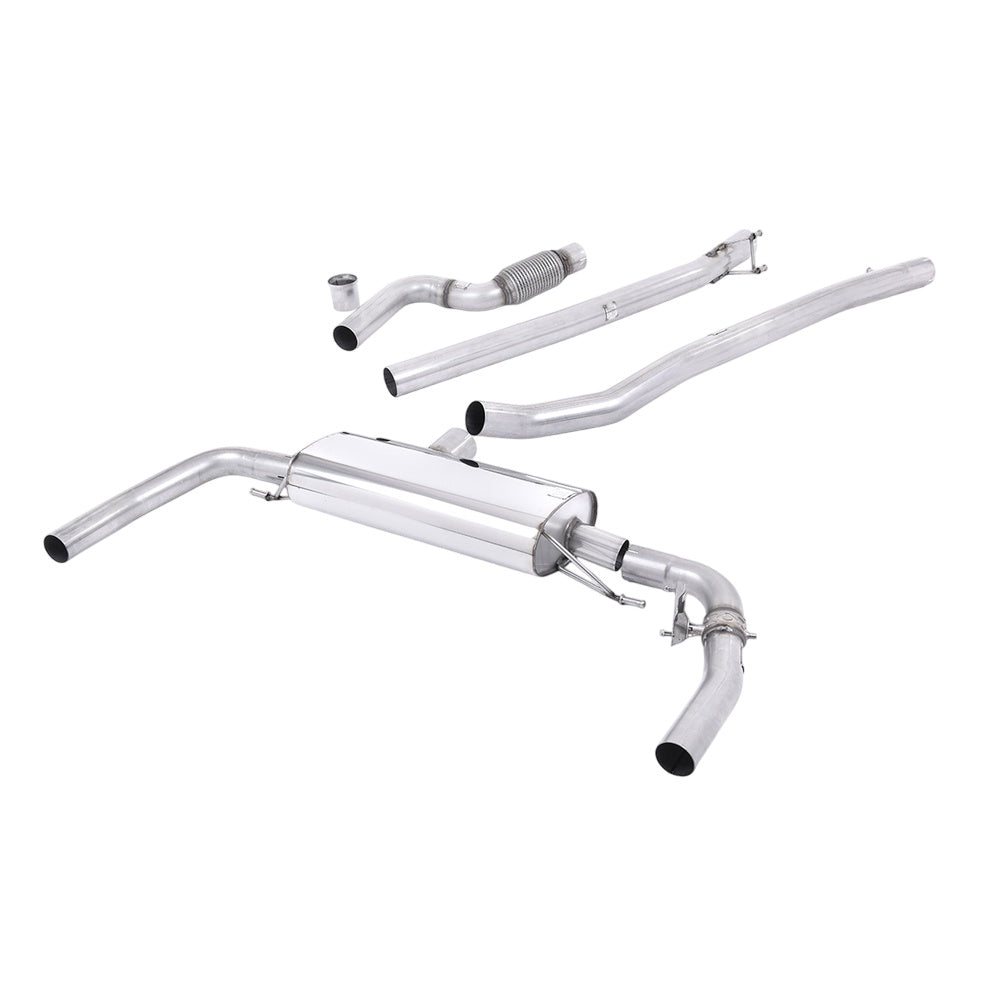 Milltek Mercedes CLA-Class CLA45 AMG 2.0 Turbo 2013-2018 Cat-back Exhaust - Non-Resonated Valved
