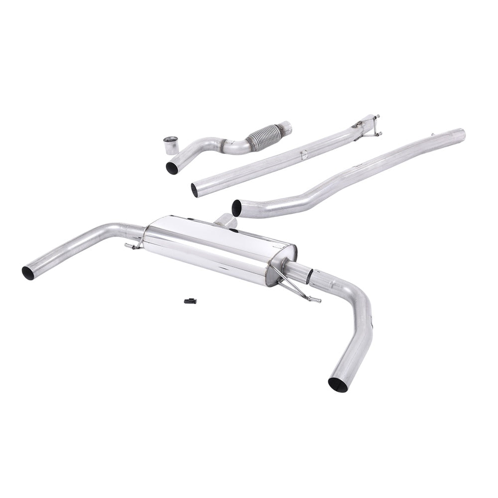 Milltek Mercedes CLA-Class CLA45 AMG 2.0 Turbo 2013-2018 Cat-back Exhaust - Race Non-Valved