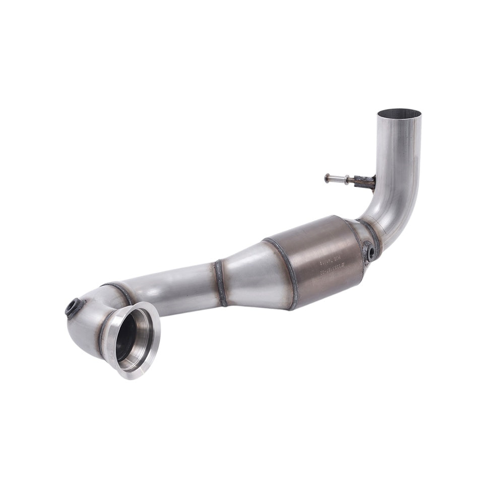 Milltek Mercedes CLA-Class CLA45 AMG 2.0 Turbo 2013-2018 Large Bore Downpipe and Hi-Flow Sports Cat Exhaust