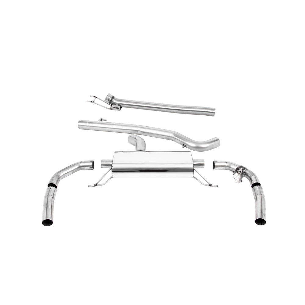 Milltek Mercedes CLA-Class CLA45 & 45S AMG 2.0 Turbo Coupe & SHooting Brake (OPF/GPF Models) 2020-2021 Particulate Filter-back Exhaust - Non-Resonated