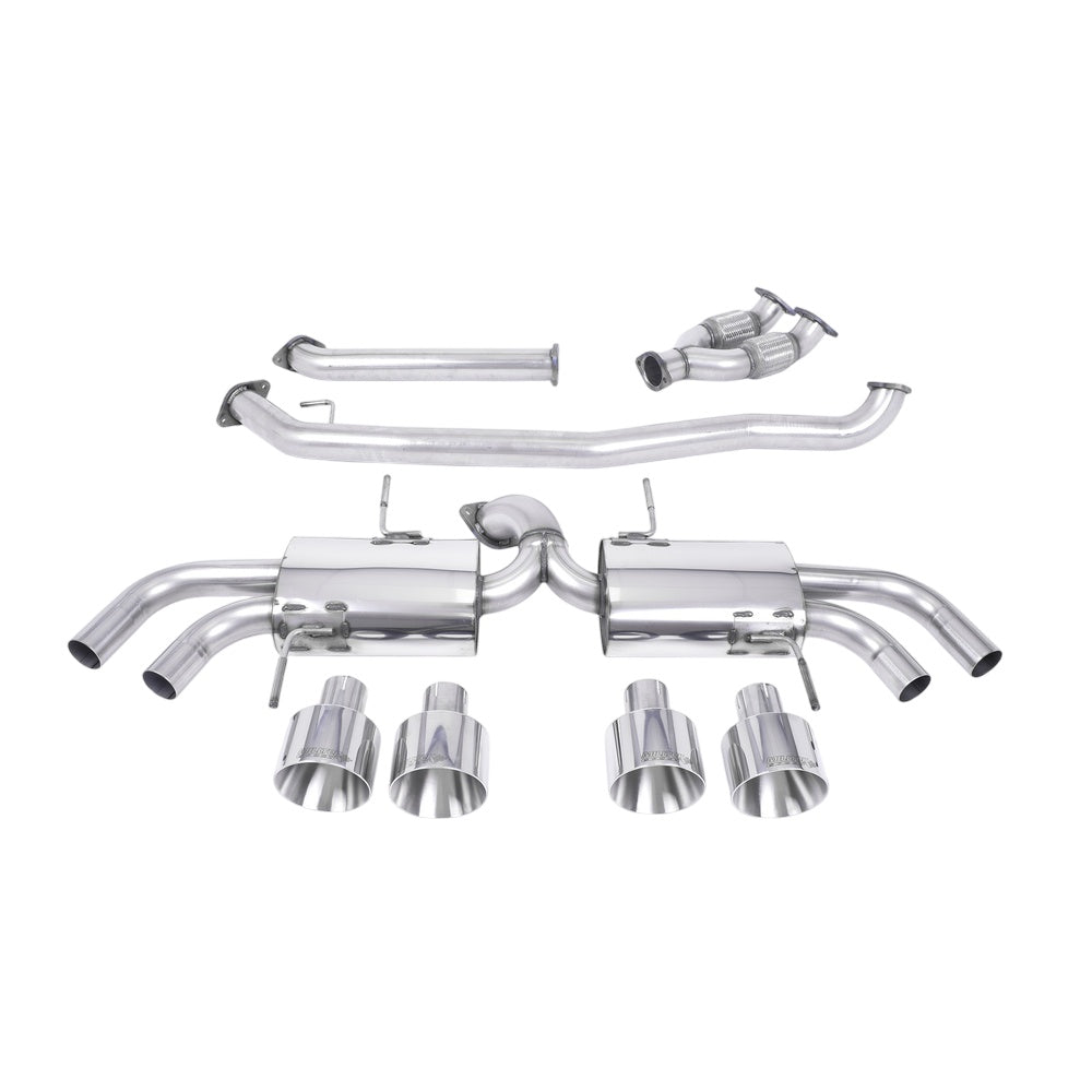 Milltek Nissan GT-R R35 2009-2015 Primary Cat-back Exhaust - Non-Resonated - SSXNI006