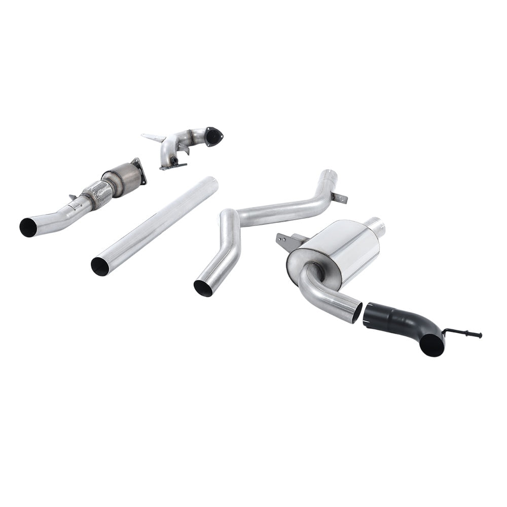 Milltek Renault Megane Renaultsport 250 and 265 (including Cup) 2010-2017 Turbo-back including Hi-Flow Sports Cat Exhaust - Non-Resonated
