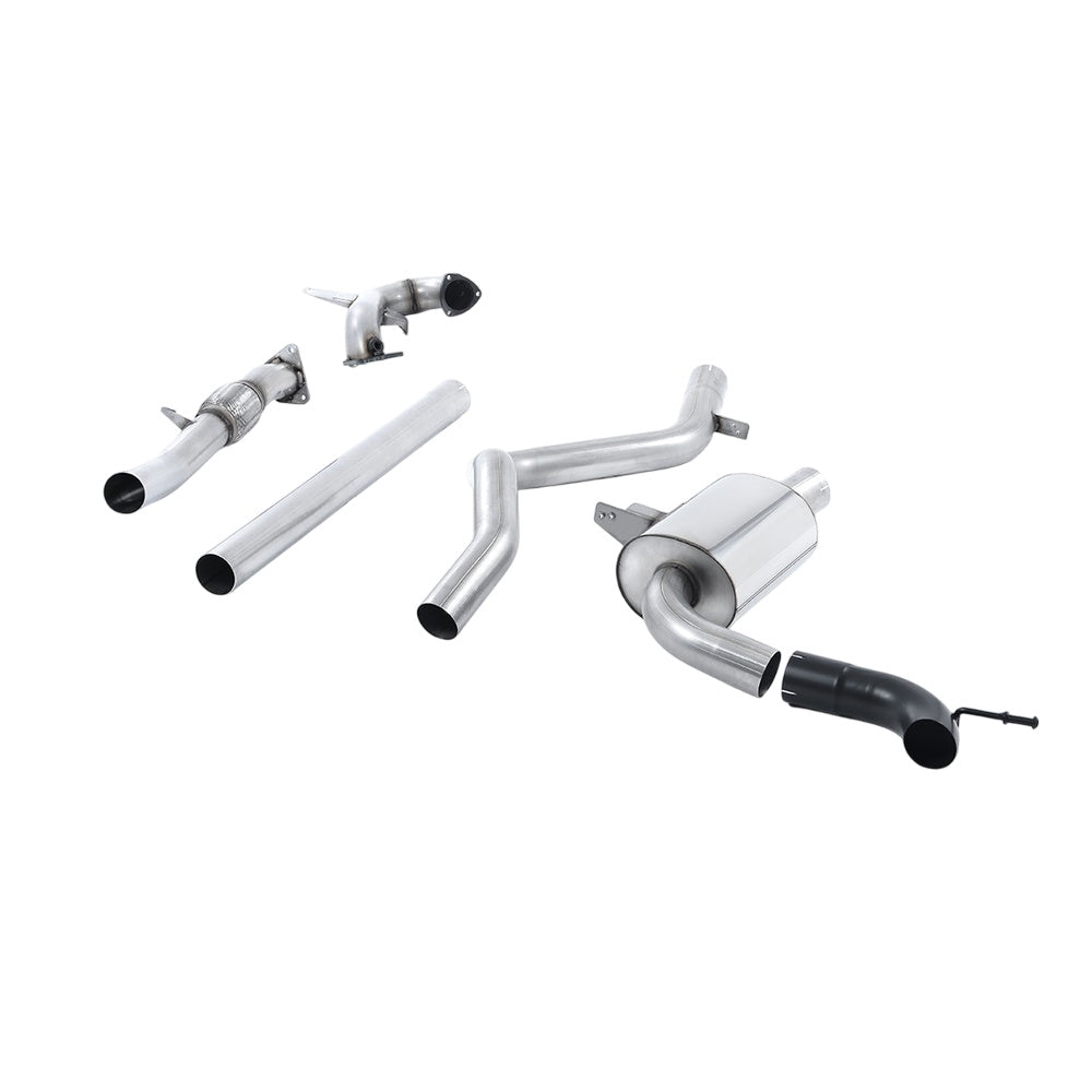 Milltek Renault Megane Renaultsport 250 and 265 (including Cup) 2010-2017 Turbo-back excluding Hi-Flow Sports Cat Exhaust - Non-Resonated