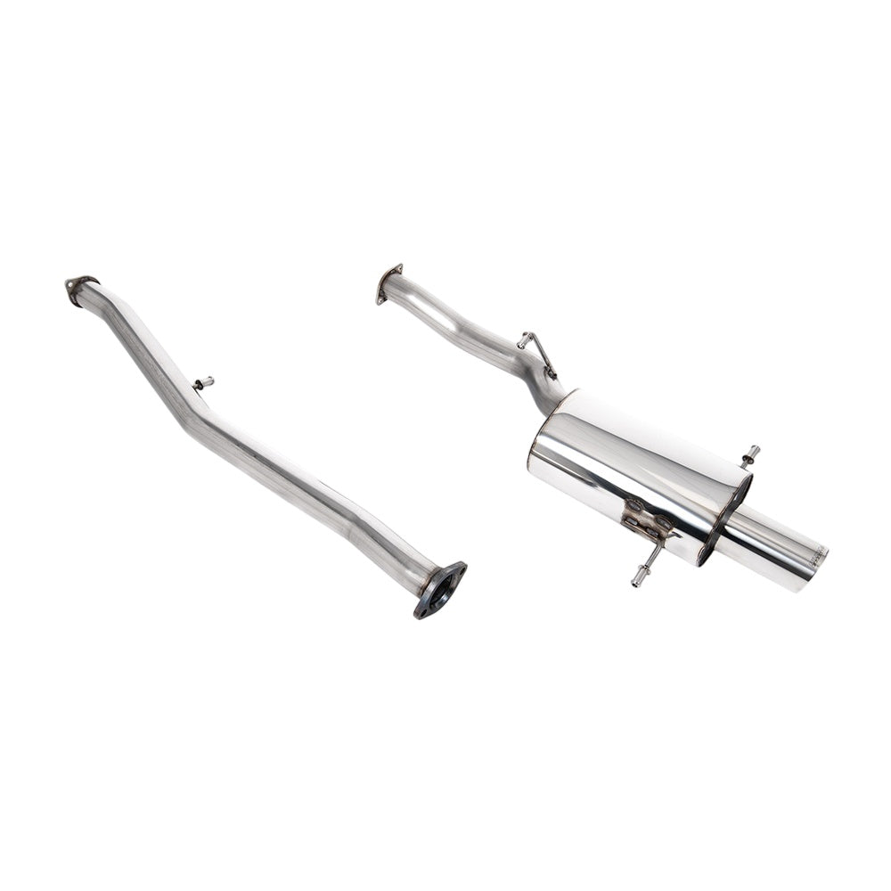 Milltek Subaru Impreza 2.0 Turbo WRX and STi 2001-2005 Cat-back Exhaust - Non-Resonated 100mm Tip