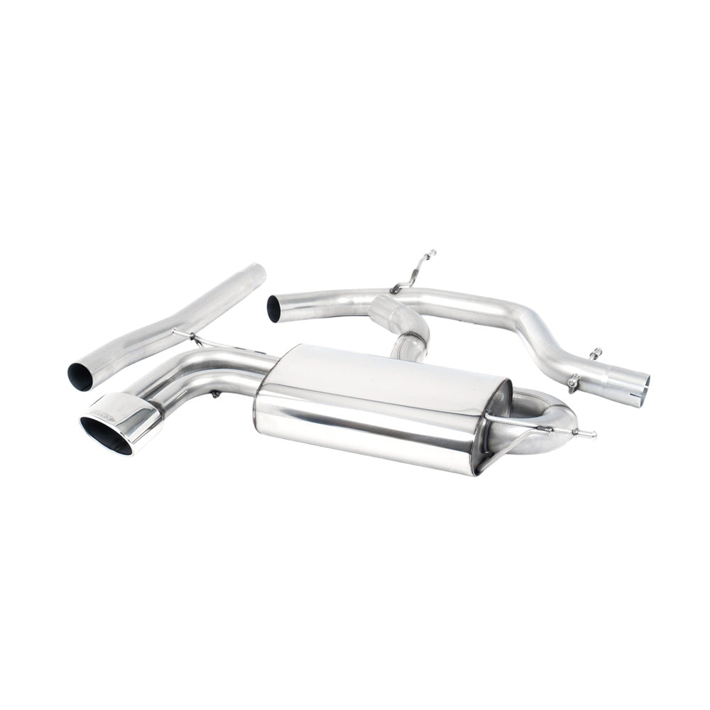 Milltek Seat Leon FR 2.0 TDi 170PS DPF 2005-2013 Cat-back Exhaust - Cupra Style Oval Trim