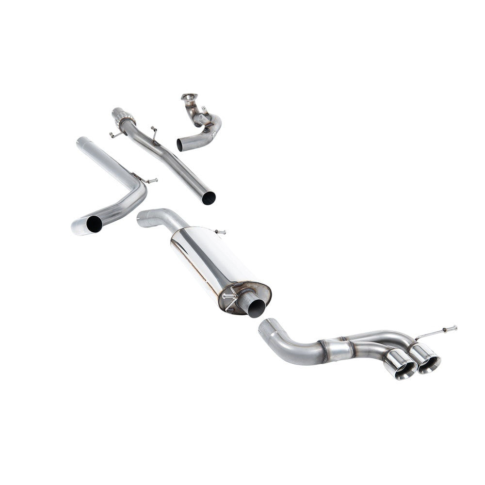 Milltek Seat Ibiza Cupra / Bocanegra 1.4 TSI 180PS 2009-2015 Turbo-back excluding Hi-Flow Sports Cat Exhaust