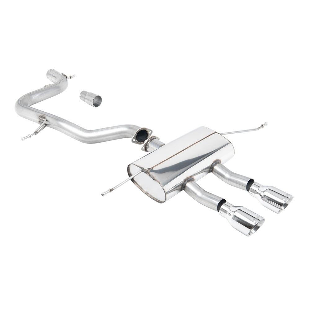 Milltek Seat Leon Cupra R 2.0 TSI 265PS 2010-2012 Cat-back Exhaust - Non-Resonated