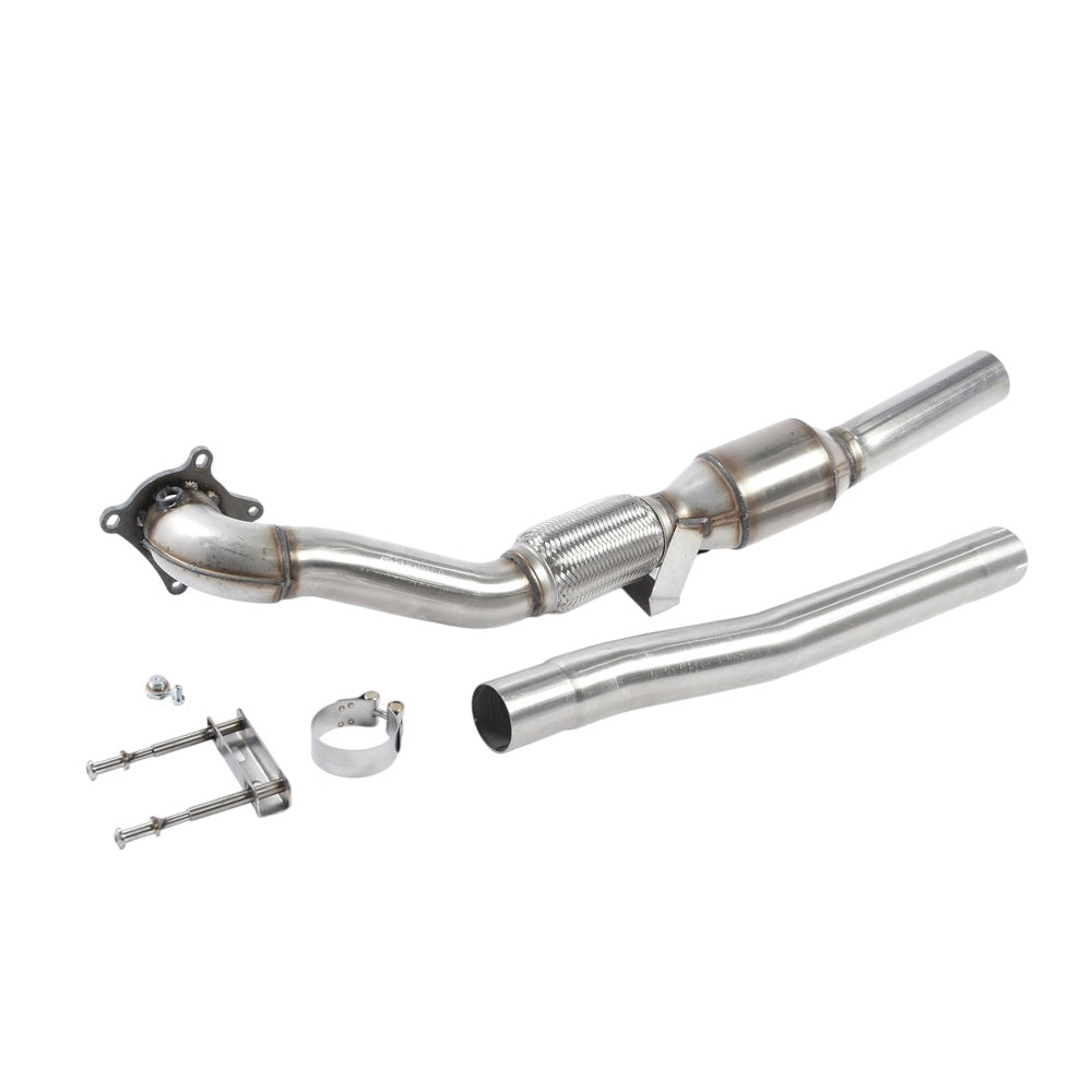 Milltek Volkswagen Golf Mk6 GTi 2.0 TSI 210PS 2009-2013 Large Bore Downpipe and Hi-Flow Sports Cat Exhaust - Race Only