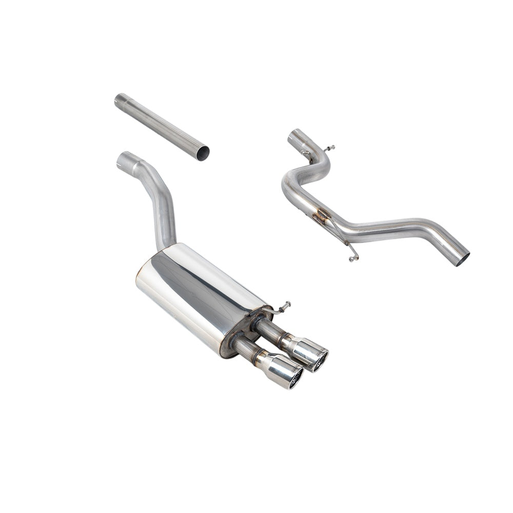 Milltek Skoda Octavia vRS 2.0T FSi 2006-2010 Cat-back Exhaust - Non-Resonated