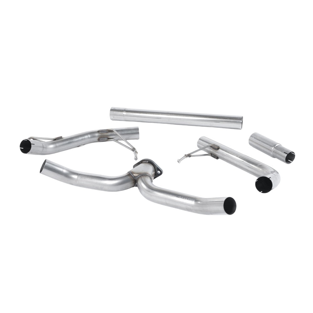 Milltek Skoda Octavia vRS 2.0 TDI 184PS Hatch & Estate (manual and DSG-auto) 2013-2020 Cat-back Exhaust