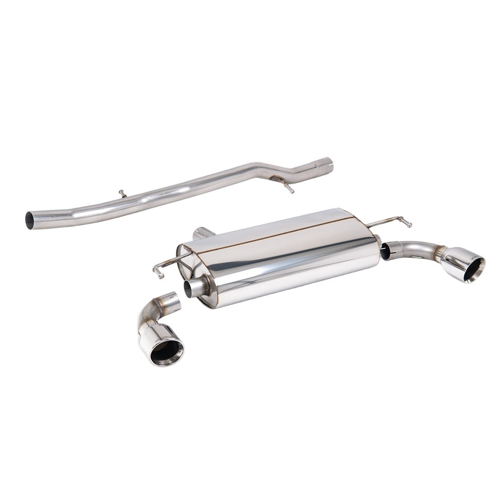 Milltek Volkswagen Golf Mk4 R32 3.2 V6 4WD 2002-2005 Cat-back Exhaust - Non-Resonated - SSXVW025