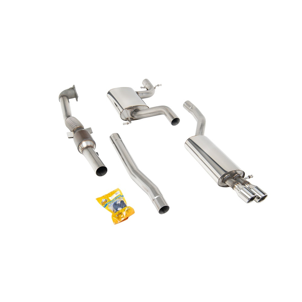 Milltek Volkswagen Jetta Mk5 GLI 2.0T FSI 2006-2010 Turbo-back including Hi-Flow Sports Cat Exhaust