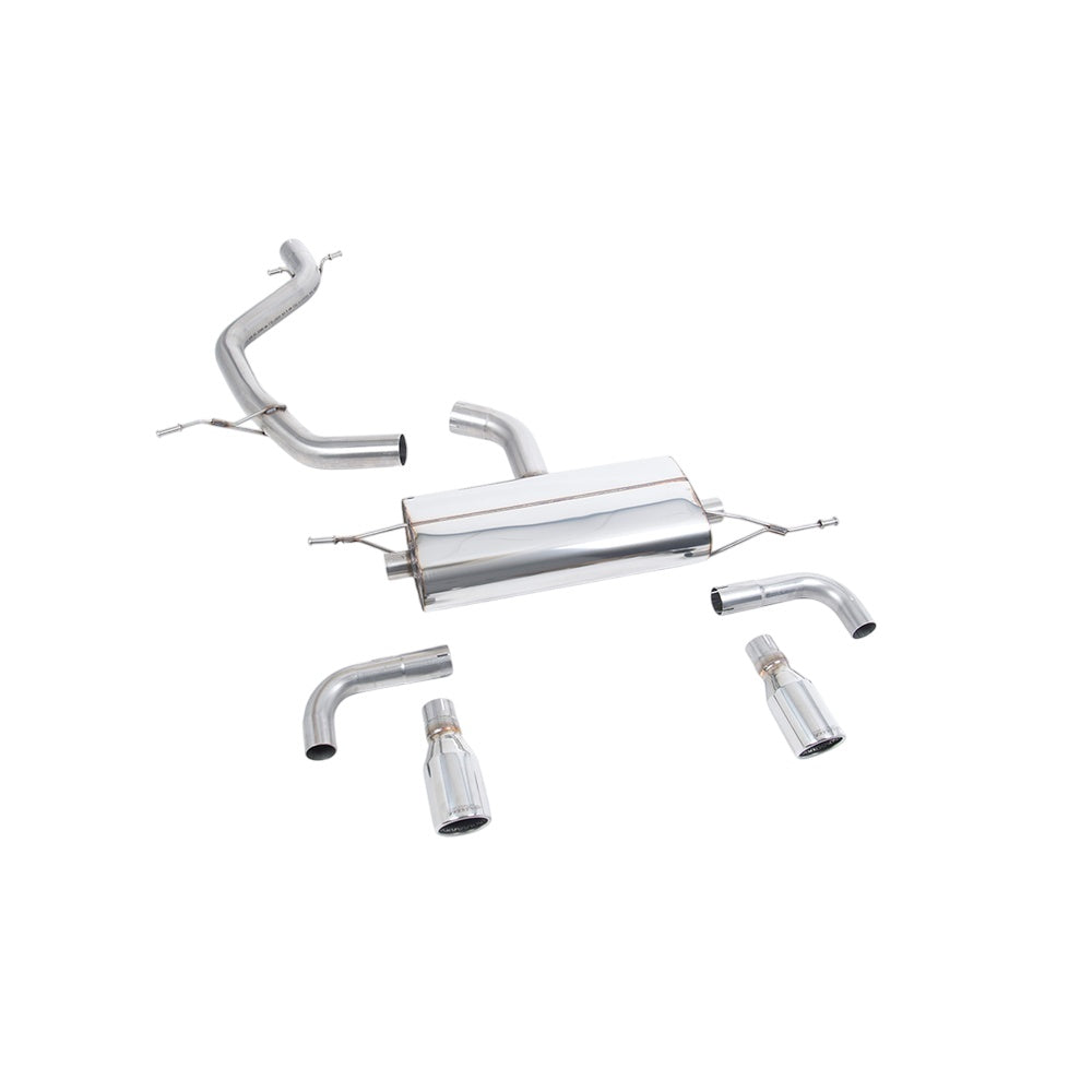 Milltek Volkswagen Golf Mk6 GTi 2.0 TSI 210PS 2009-2013 Cat-back Exhaust - Non-Resonated - SSXVW111