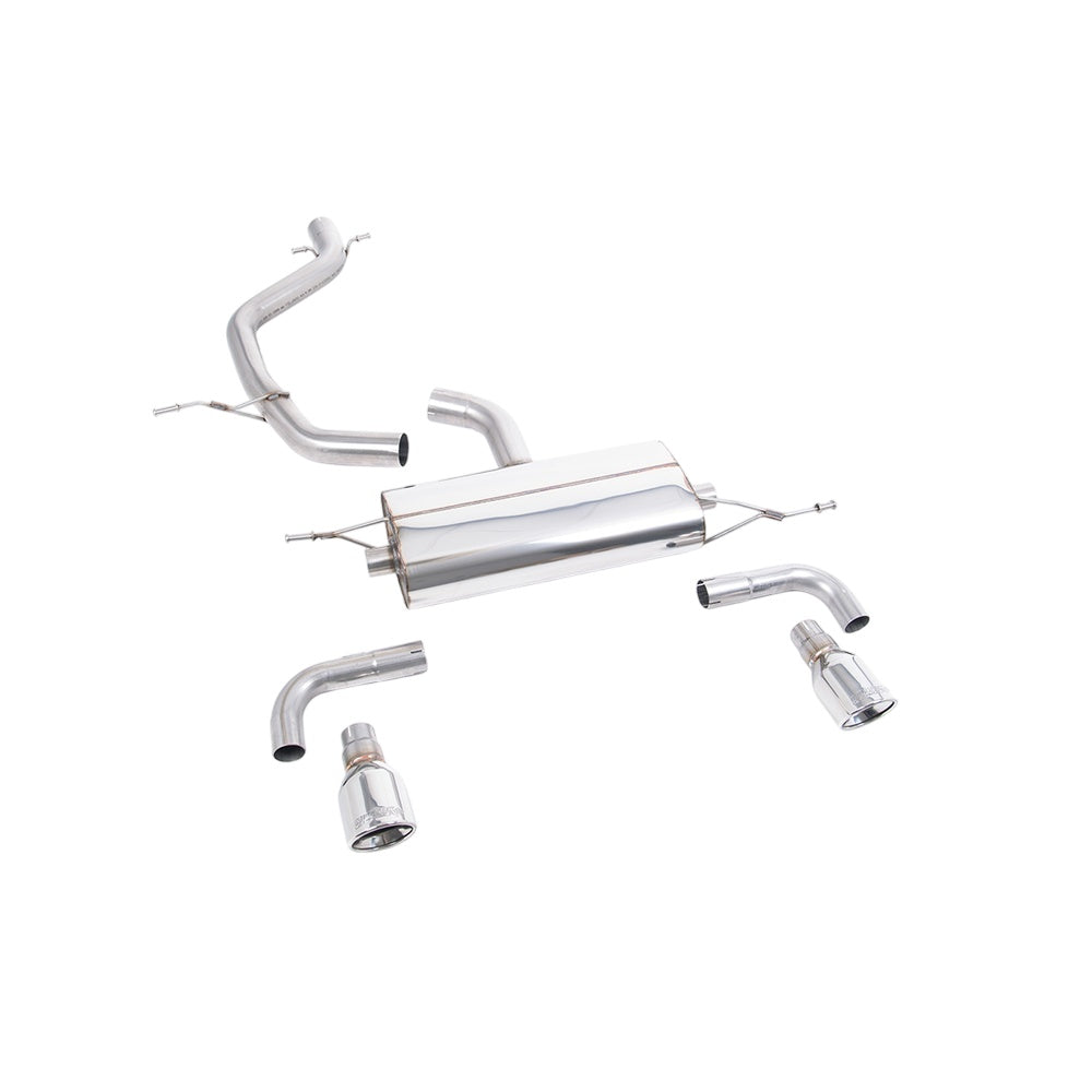 Milltek Volkswagen Golf Mk6 GTi 2.0 TSI 210PS 2009-2013 Cat-back Exhaust - Non-Resonated - SSXVW112