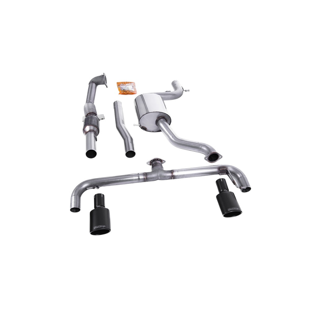 Milltek Volkswagen Scirocco R 2009-2016 Turbo-back including Hi-Flow Sports Cat Exhaust - Race - SSXVW144