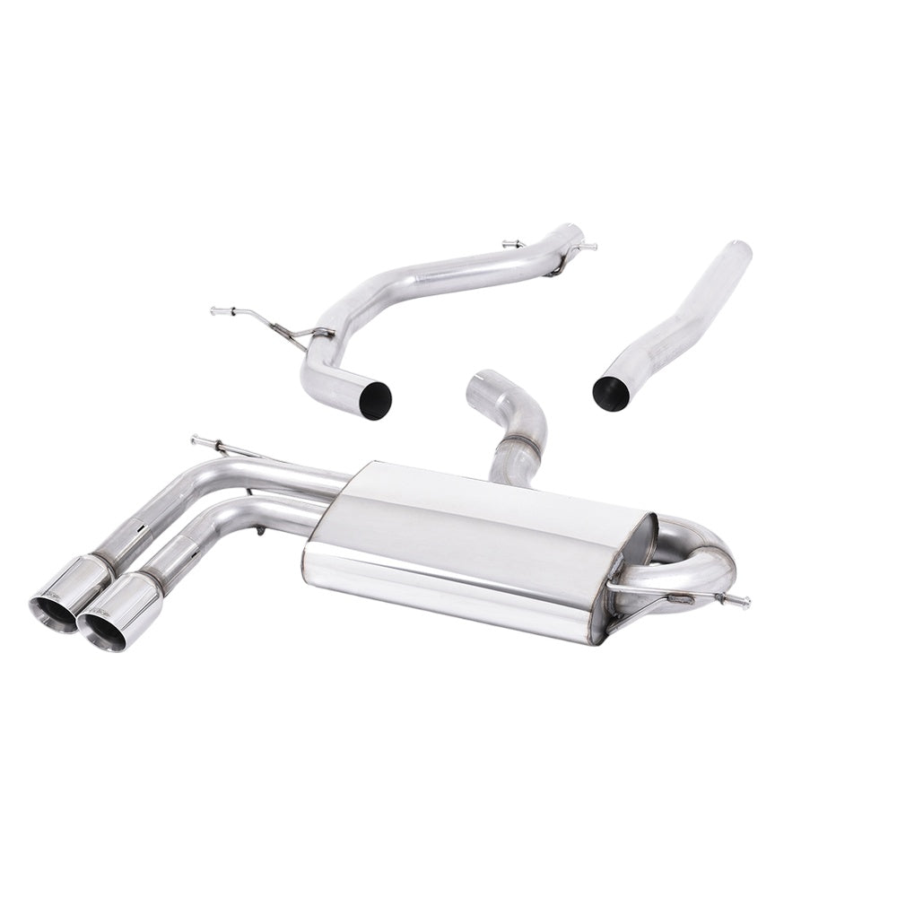 Milltek Volkswagen Golf Mk6 GTD 2.0 TDI 170PS 2009-2013 Particulate Filter-back Exhaust - Polished Tips
