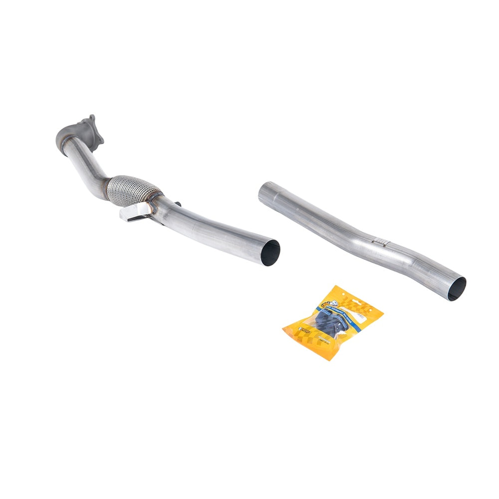 Milltek Volkswagen Golf Mk6 R 2.0 TFSI 270PS 2009-2013 Large-bore Downpipe and De-cat Exhaust - Fits with 3 Milltek System