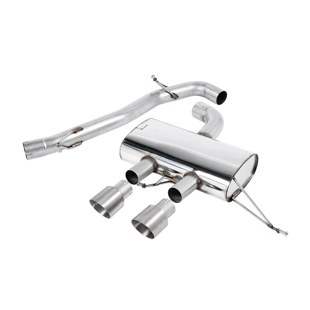 Milltek Volkswagen Golf Mk6 R 2.0 TFSI 270PS 2009-2013 Cat-back Exhaust - Non-Resonated - SSXVW219