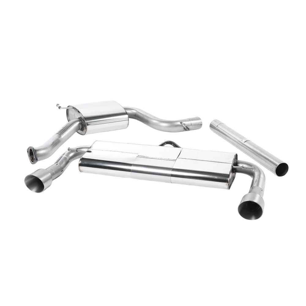 Milltek Volkswagen Golf MK7 GTi (including GTi Performance Pack‚ Clubsport & Clubsport S models) 2013-2016 Cat-back Exhaust - Titanium Tips - SSXVW227