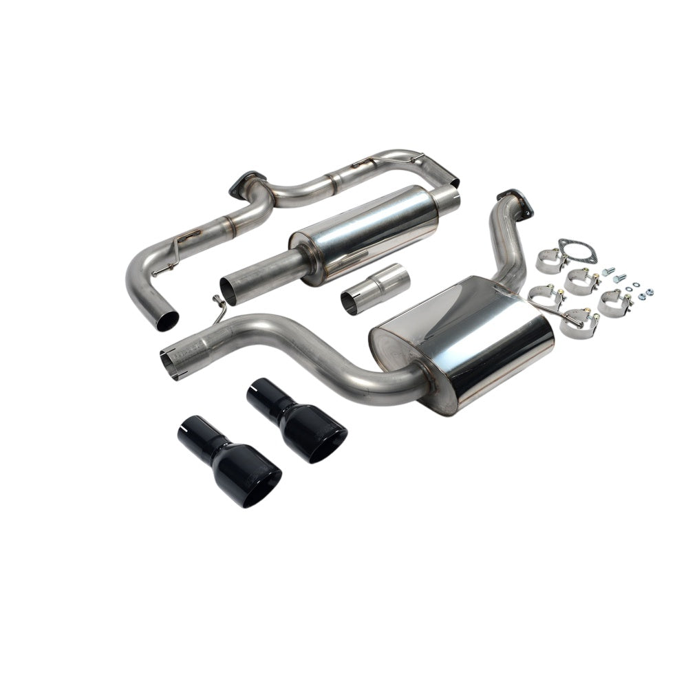 Milltek Volkswagen Golf MK7 GTi (including GTi Performance Pack‚ Clubsport & Clubsport S models) 2013-2016 Cat-back Exhaust - Black Tips - SSXVW229