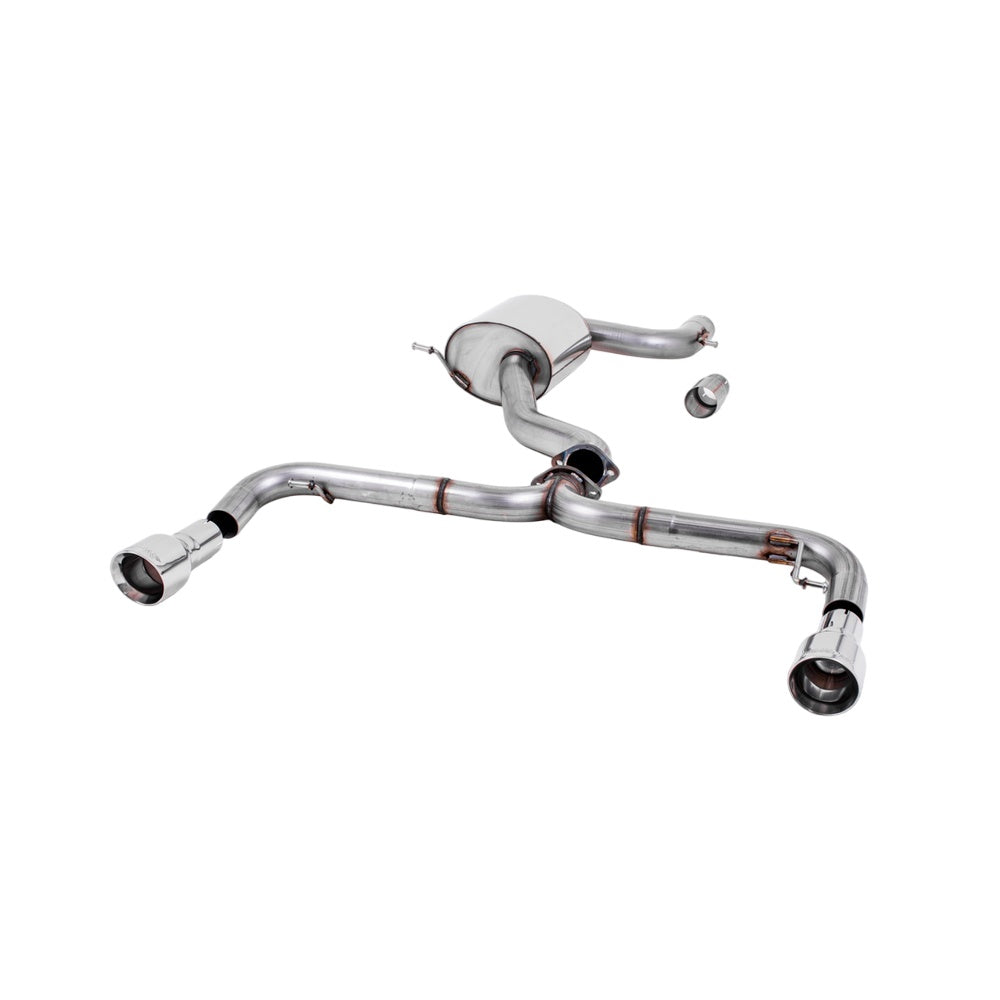 Milltek Volkswagen Golf Mk6 GTi 2.0 TSI 210PS 2009-2013 Cat-back Exhaust - Non-Resonated Race System Black Trims