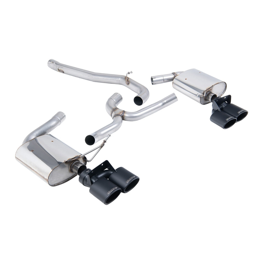 Milltek Volkswagen Golf Mk7.5 R Estate / Variant 2.0 TSI 300PS (GPF Equipped Models Only) 2019-2020 Cat-back Exhaust - Cerakote Black