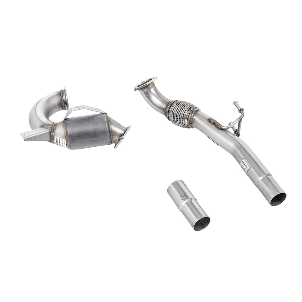 Milltek Volkswagen Up! GTI 1.0TSI 115PS (3 & 5 Door) 2018-2023 Hi-Flow Sports Cat and Downpipe Exhaust - Fits with Milltek System
