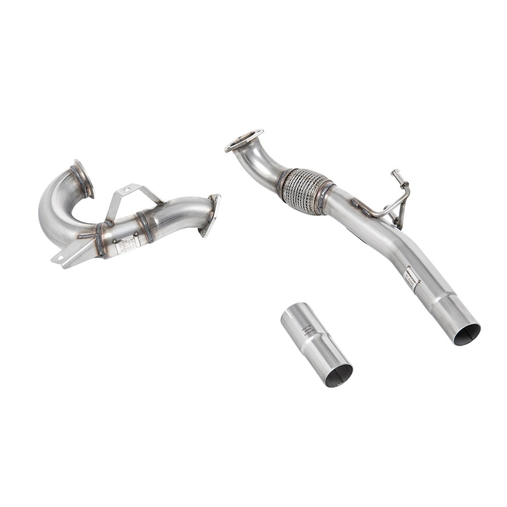 Milltek Volkswagen Up! GTI 1.0TSI 115PS (3 & 5 Door) 2018-2023 Large-bore Downpipe and De-cat Exhaust - Fits with Milltek System