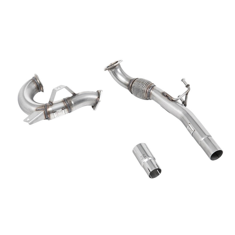Milltek Volkswagen Up! GTI 1.0TSI 115PS (3 & 5 Door) 2018-2023 Large-bore Downpipe and De-cat Exhaust - Fits with OE System