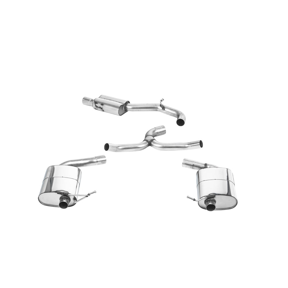 Milltek Volkswagen Golf Mk7.5 R Estate / Variant 2.0 TSI 300PS (GPF Equipped Models Only) 2019-2020 Cat-back Exhaust - Polished Tips