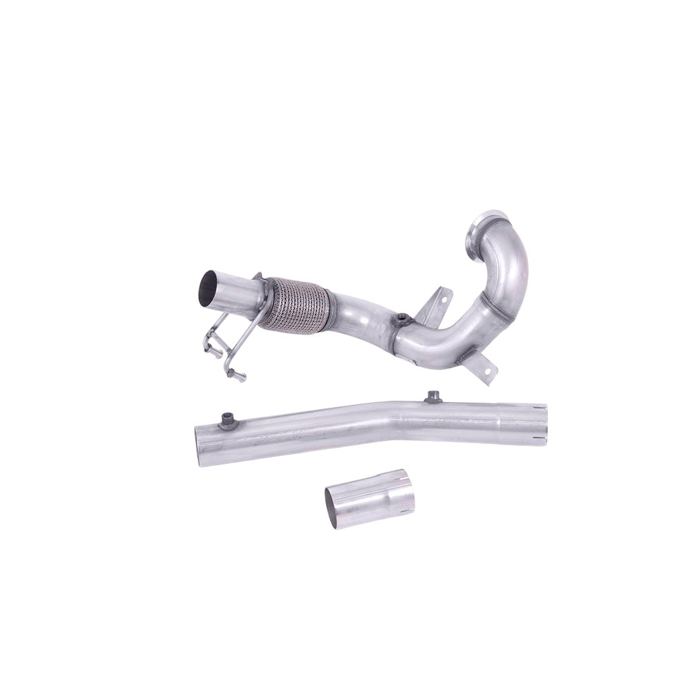 Milltek Volkswagen Polo GTI 2.0 TSI (AW 5 Door) - GPF/OPF Models Only 2019-2021 Large-bore Downpipe and De-cat Exhaust - Non-Resonated Fits with Milltek System - SSXVW561