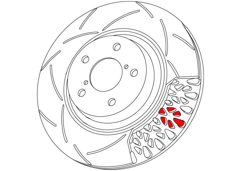 DBA2729E - Street Series En-Shield Brake Rotor; Rear