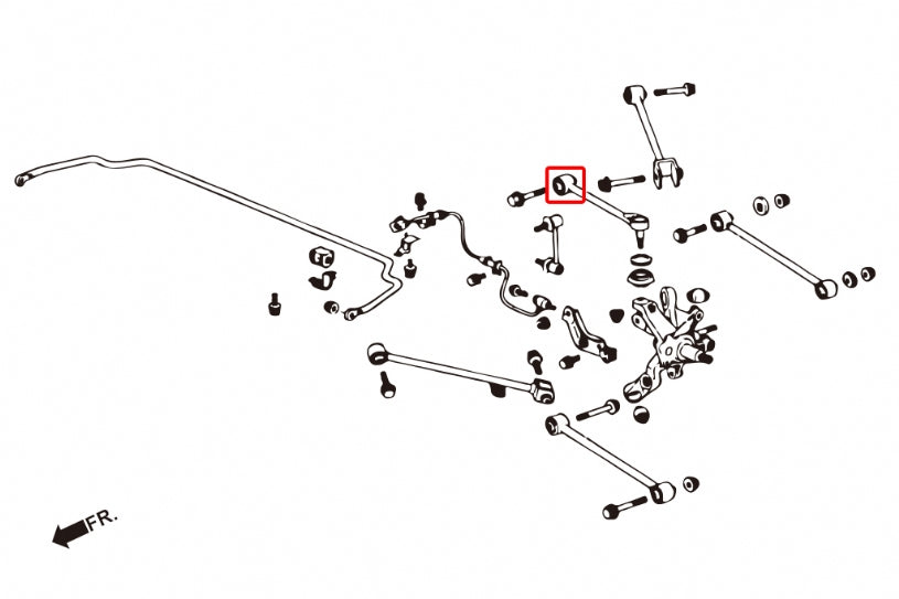 Rear Upper Arm Bushing Honda Accord