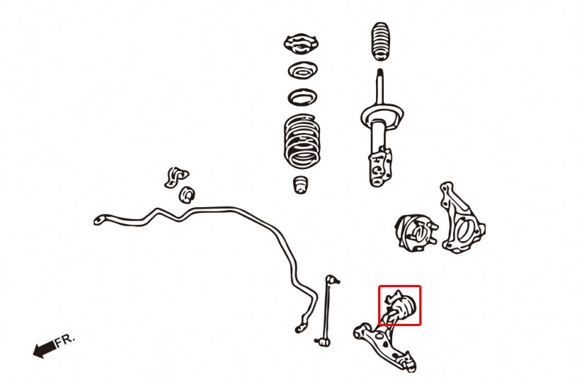 Front Lower Arm Bushing Ford Mondeo, Volvo S60, V60