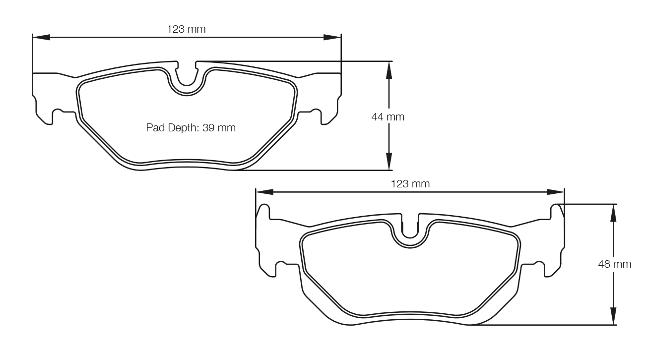 Pagid Racing RSL 29 Brake Pads - Rear | E8035R2901 - Pagid Racing brake pads
