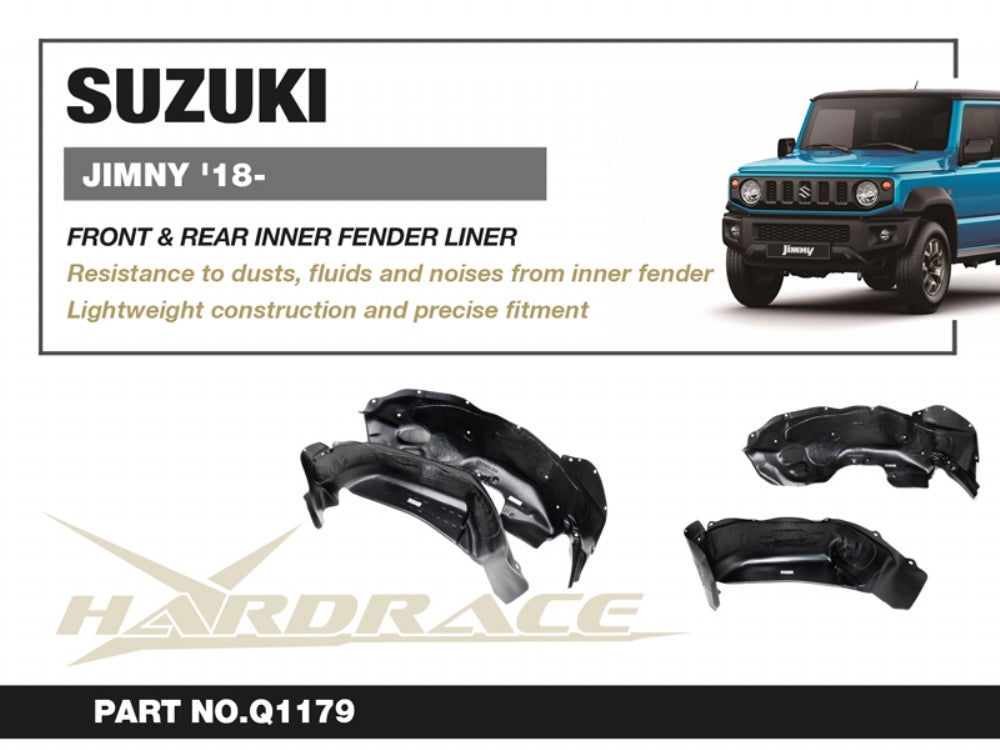 Front & Rear Inner Fender Liner Suzuki Jimny