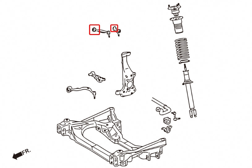 Front Upper Arm Bushing Lexus LS