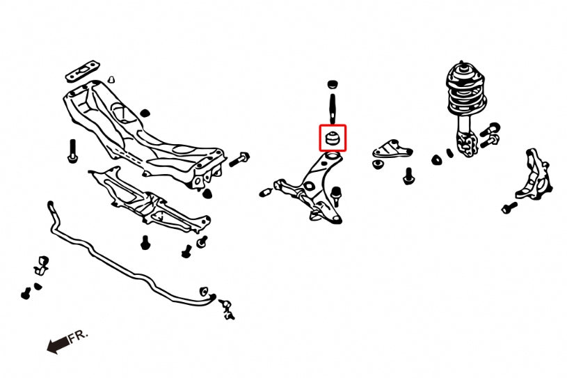 Front Lower Arm Bushing -big Subaru Legacy/outback