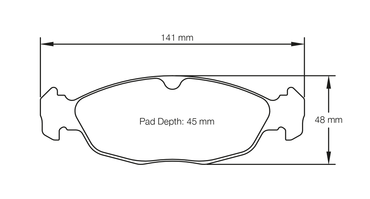 Pagid Racing RS 42 Brake Pads - Front | E162042010 - Pagid Racing brake pads