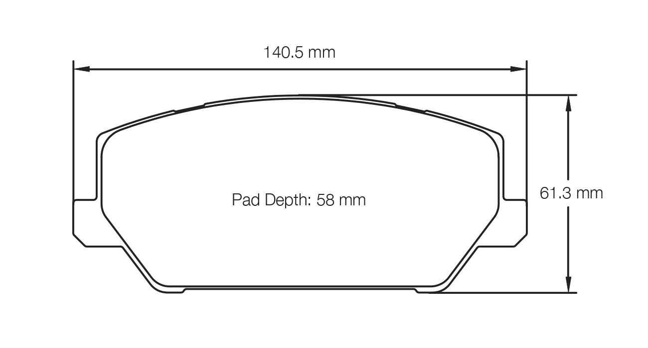 Pagid Racing RSL 2 Brake Pads - Front | S7034L02001 - Pagid Racing brake pads
