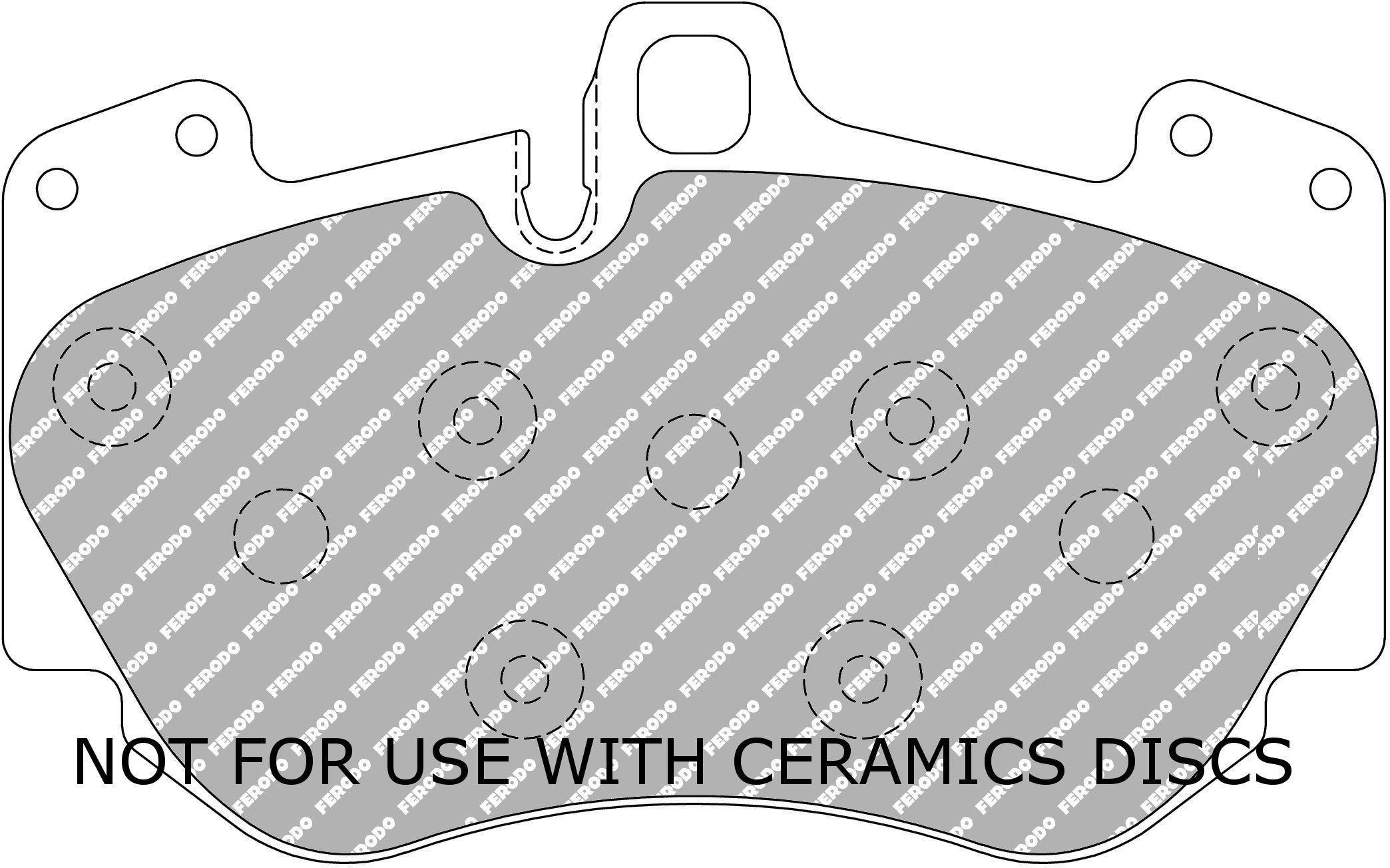 Ferodo Semi-Metallic Brake Pads | FER-FCP4467H